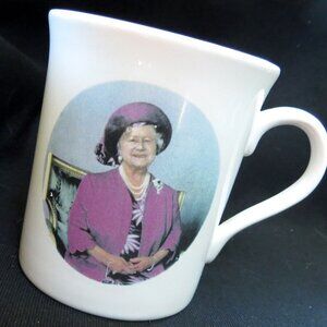 Vintage 1985 Queen Elizabeth 85th Birthday Tea Cup Coffee Mug Queen Mother UK